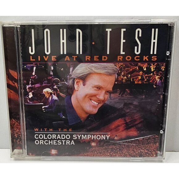 John Tesh Live At Red Rocks CD With Colorado Symphony Orchestra Audio Album - Picture 1 of 6